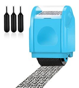 Identity Theft Roller Stamp with 3 Refills