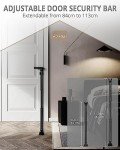 Adjustable Door Security Bar for Home Safety