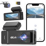 CHORTAU 4K Dual Dash Cam with Night Vision