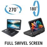 Roxel 17.5" Portable DVD Player with Swivel Screen
