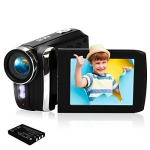 Vmotal 1080P FHD Video Camera with Flip Screen