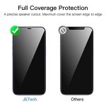 JETech Privacy Screen Protector for iPhone 12 Pro Max
