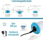 JML Hurricane Spin Scrubber: Cordless Power Scrubber