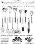 Berglander 38-Piece Stainless Steel Kitchen Utensils Set