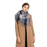 Miss Lulu Women's Soft Winter Tartan Scarf