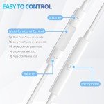 Lightweight Wired Earbuds with Microphone and Noise Isolation