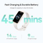 HUAWEI Band 9: Smart Fitness Tracker, Pink Strap