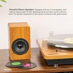 Roxel VRP-90 Vinyl Turntable with Bluetooth Speakers