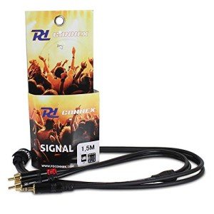 3.5mm Stereo Jack to 2x RCA Audio Cable