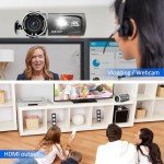 4K Camcorder for Vlogging with Accessories Bundle