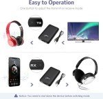 OQIMAX Bluetooth 5.3 Audio Transmitter Receiver Adapter