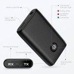 OQIMAX Bluetooth 5.3 Audio Transmitter Receiver Adapter