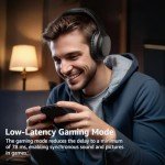 TOZO HA1 Bluetooth 5.4 Wireless Headphones with Mic