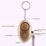 Personal Safety Keyring Alarm with LED Flashlight