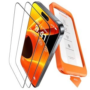TORRAS iPhone 15 Pro Max Tempered Glass Protector - 2 Pack