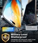 TORRAS iPhone 15 Pro Max Tempered Glass Protector - 2 Pack