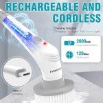 Homtronics 15-in-1 Cordless Electric Spin Scrubber