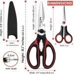 Heavy Duty Kitchen Scissors with Safety Cover