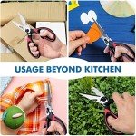 Heavy Duty Kitchen Scissors with Safety Cover