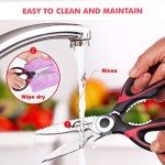 Heavy Duty Kitchen Scissors with Safety Cover