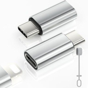 Zestiq Lightning to USB-C Adapter - 2 Pack