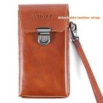 Leather Phone Belt Clip Holster Pouch for Smartphones