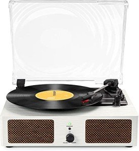 Wireless Vintage Vinyl Record Player with Speakers