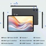 10" Android 14 Tablet with Keyboard and Mouse