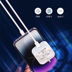 iPhone 20W PD Fast Charger with USB C Cables