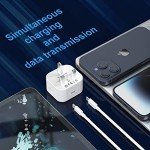 iPhone 20W PD Fast Charger with USB C Cables