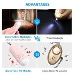 Brifit Personal Safety Alarm with LED Flashlight