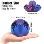 Steampunk 3D Printed Gear Sphere Fidget Toy