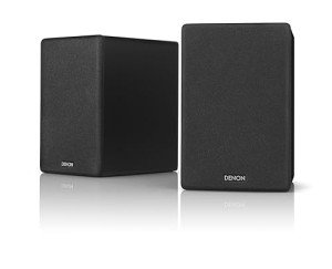 Denon SCN10 HiFi Speakers - Elegant Black Design