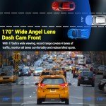 1080P FHD Dash Cam with Night Vision & 64GB Card