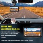1080P FHD Dash Cam with Night Vision & 64GB Card