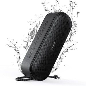 LENRUE Upgraded Waterproof Bluetooth Speaker with Rich Bass