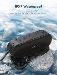 LENRUE Upgraded Waterproof Bluetooth Speaker with Rich Bass