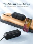 LENRUE Upgraded Waterproof Bluetooth Speaker with Rich Bass