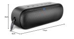 LENRUE Upgraded Waterproof Bluetooth Speaker with Rich Bass