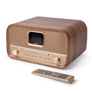Roxel Amber Retro HiFi System with Bluetooth & CD