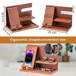 Wood Phone Docking Station for Men’s Gifts