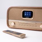 Roxel Amber Retro HiFi System with Bluetooth & CD
