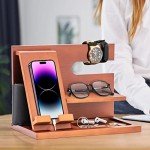 Wood Phone Docking Station for Men’s Gifts