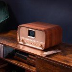 Roxel Amber Retro HiFi System with Bluetooth & CD
