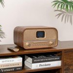Roxel Amber Retro HiFi System with Bluetooth & CD