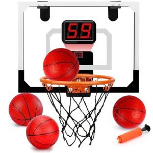 Mini Basketball Hoop with Electronic Scorekeeper