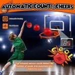 Mini Basketball Hoop with Electronic Scorekeeper