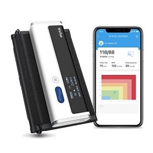 Bluetooth Upper Arm Blood Pressure Monitor with App