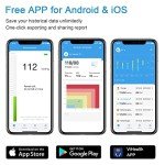 Bluetooth Upper Arm Blood Pressure Monitor with App