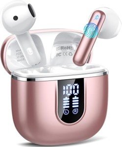 Bluetooth 5.4 Wireless Earbuds with Noise Cancelling